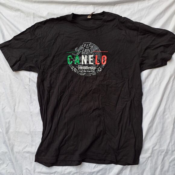 Canelo Alvarez T Shirt Mens Size XL Black Hennessy Casual Short Sleeve Tee - Picture 1 of 7